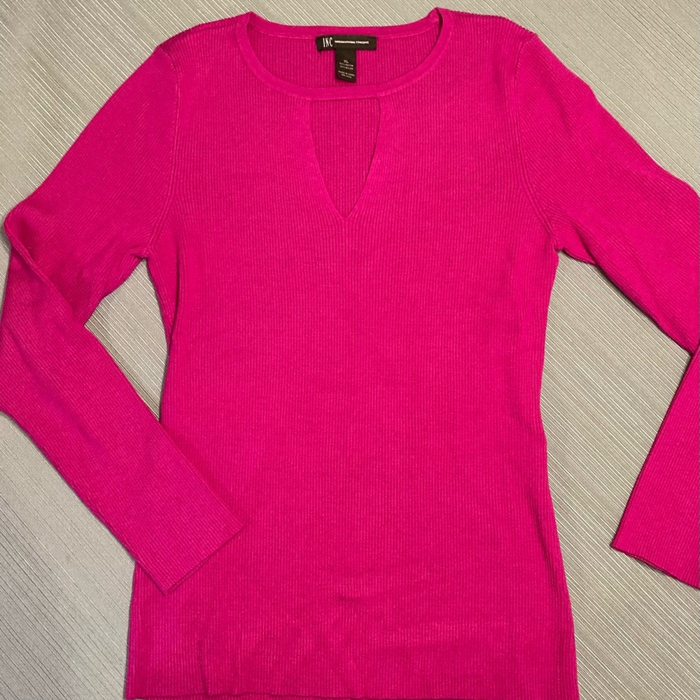 International Concepts Unique V Neck Sweater Size XL Firm Price